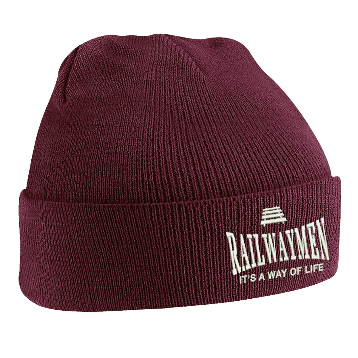 Railwaymen Embroidered Beanie Hat