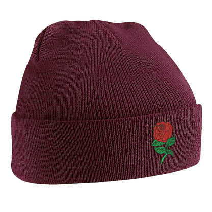 Retro England Rugby Beanie Hat
