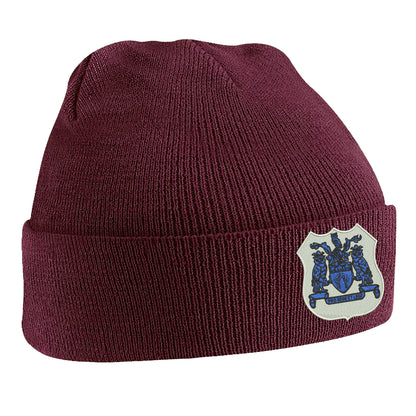 Retro Leeds 1950s Embroidered Beanie Hat