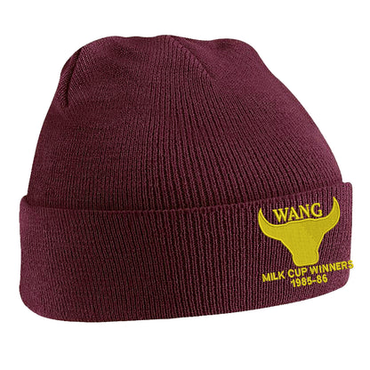 Retro Oxford Milk Cup Winners 1985-86 Embroidered Beanie Hat