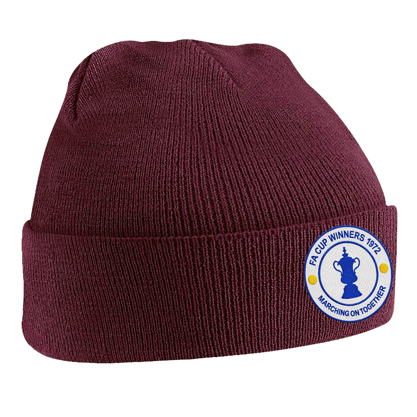 Old School Leeds United Beanie Hat