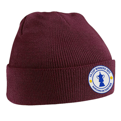Old School Leeds United Beanie Hat