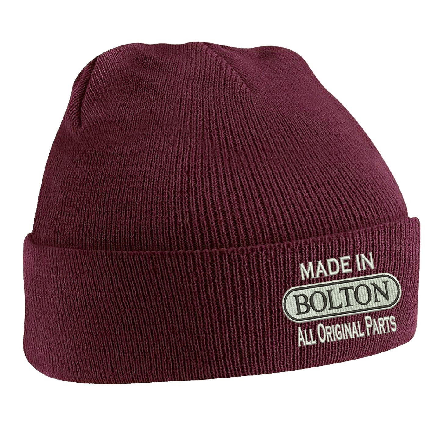 Made in Bolton All Original Parts Beanie Hat