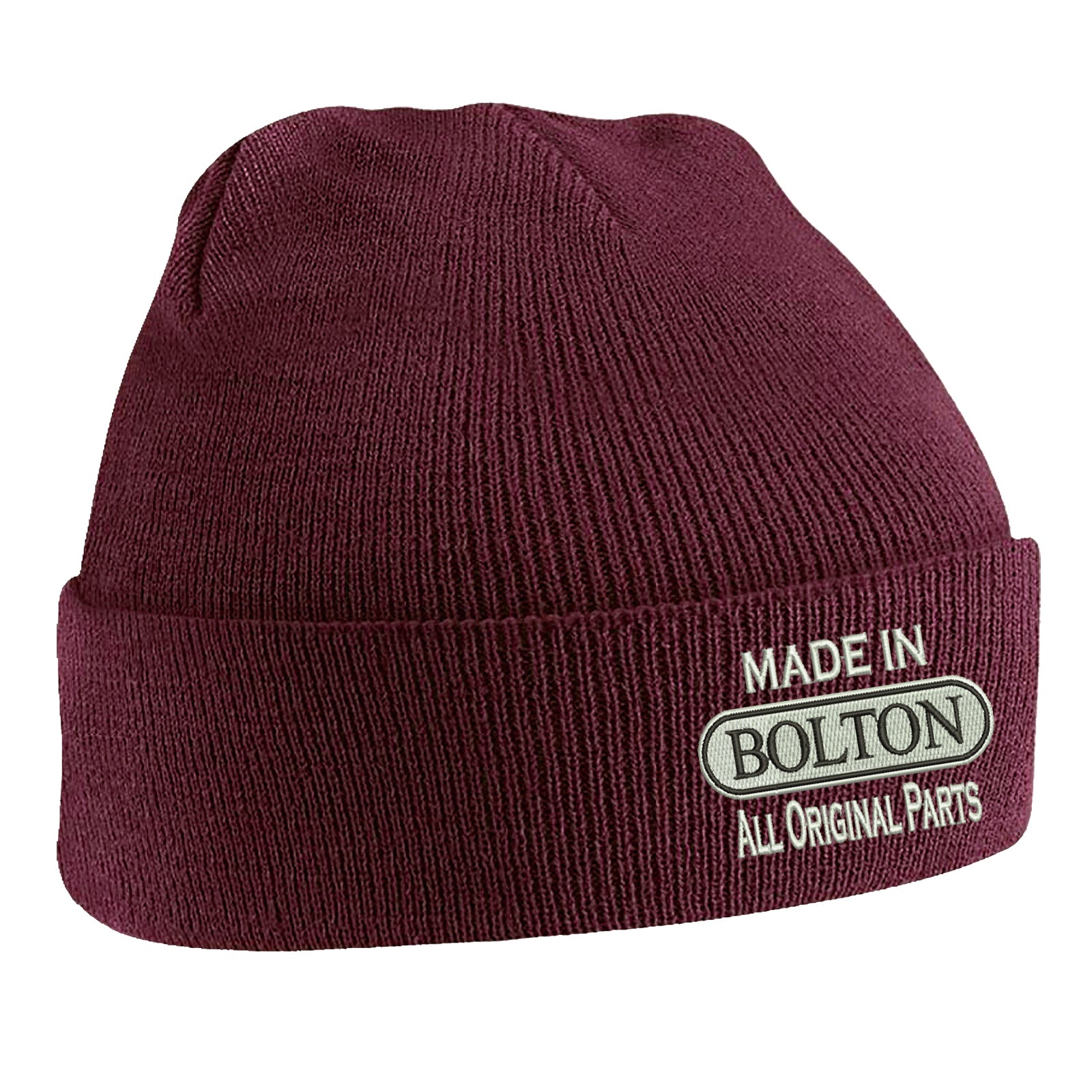 Made in Bolton All Original Parts Beanie Hat