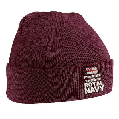 Proud to Have Served in The Royal Navy Beanie Hat