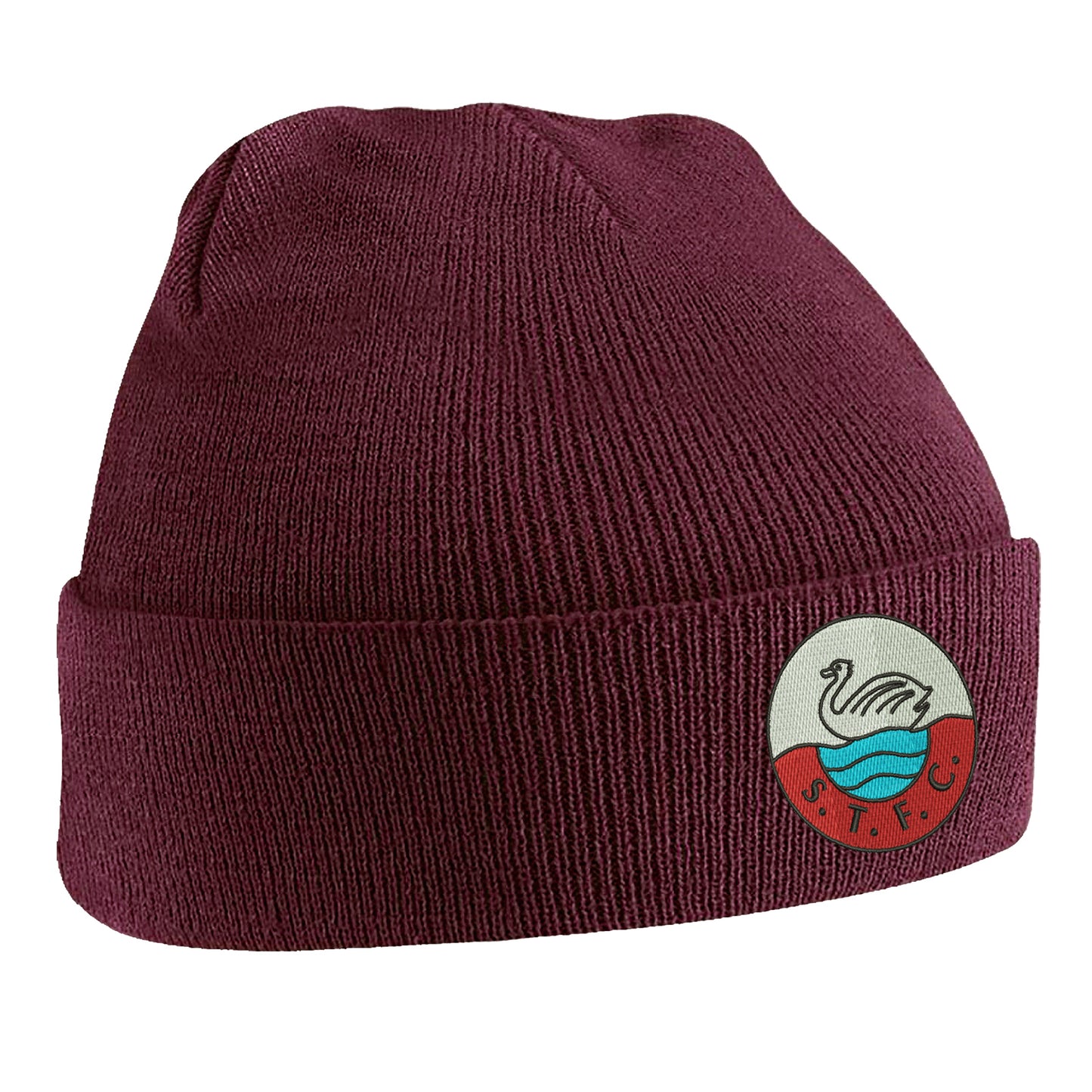 Retro Swansea 1960s Embroidered Beanie Hat