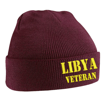 Libya Veteran Beanie Hat