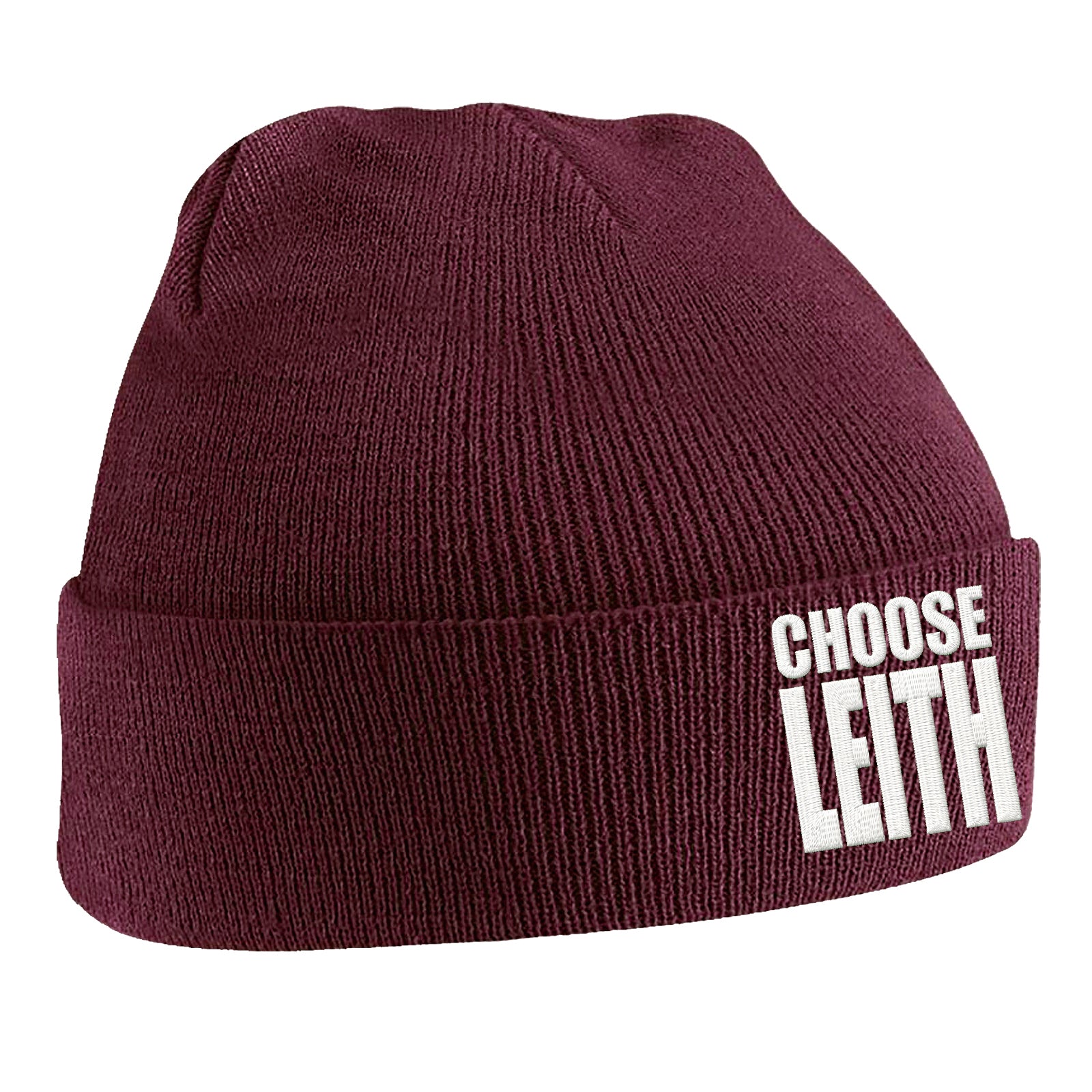 Hibs FC Choose Leith Football Beanie Hat 