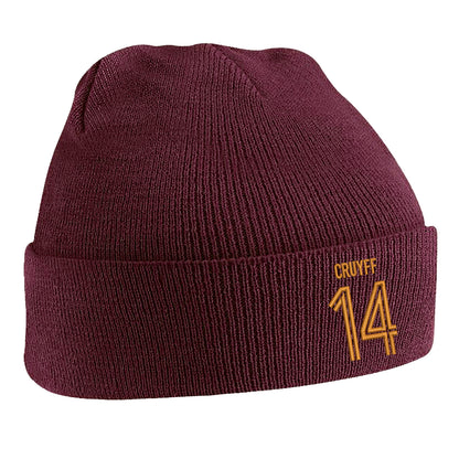 Cruyff 14 Embroidered Beanie Hat