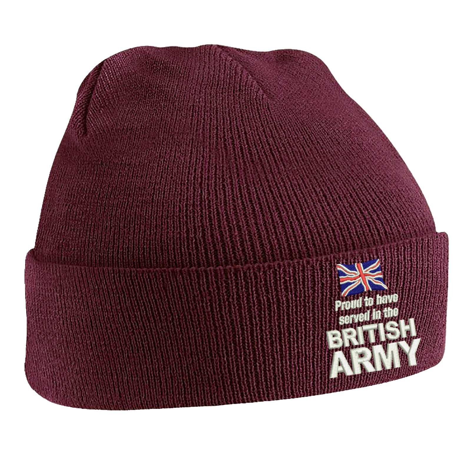Proud to Have Served in The British Army Beanie Hat