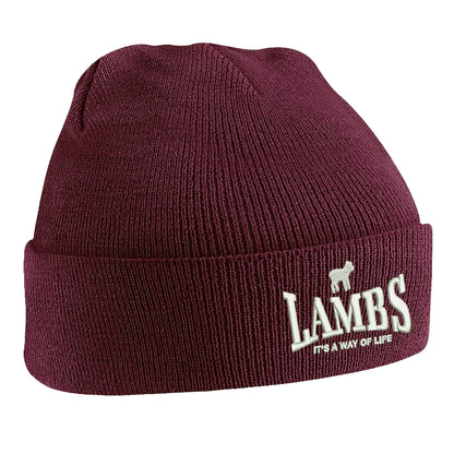 Lambs It's a Way of Life Beanie Hat