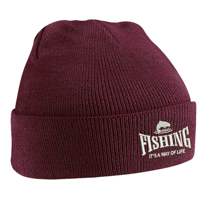 Fishing It's a Way of Life Beanie Hat