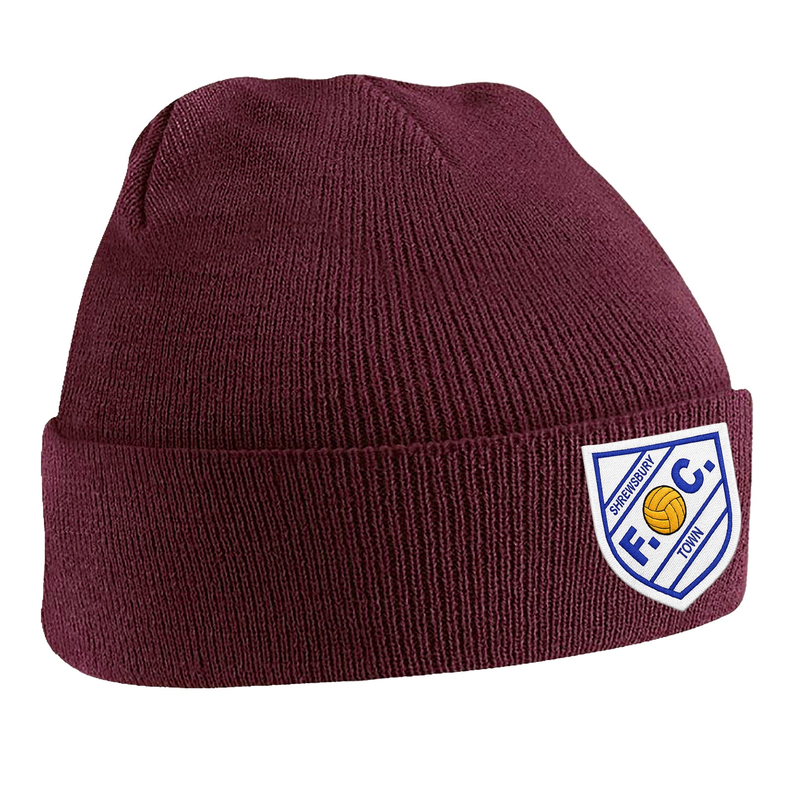 Old School Shrewsbury Town Football Beanie Hat 