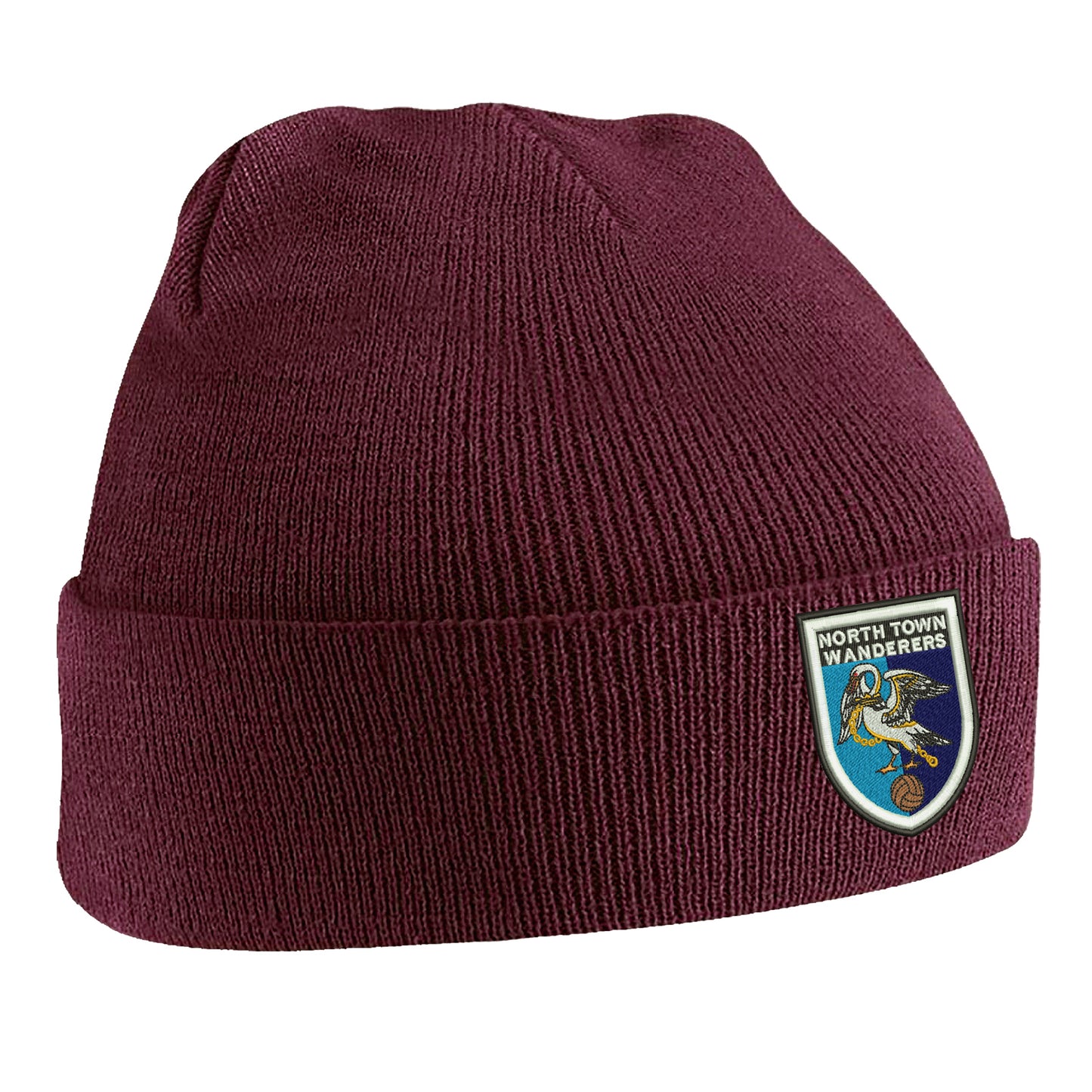 Retro North Town Wanderers Embroidered Beanie Hat