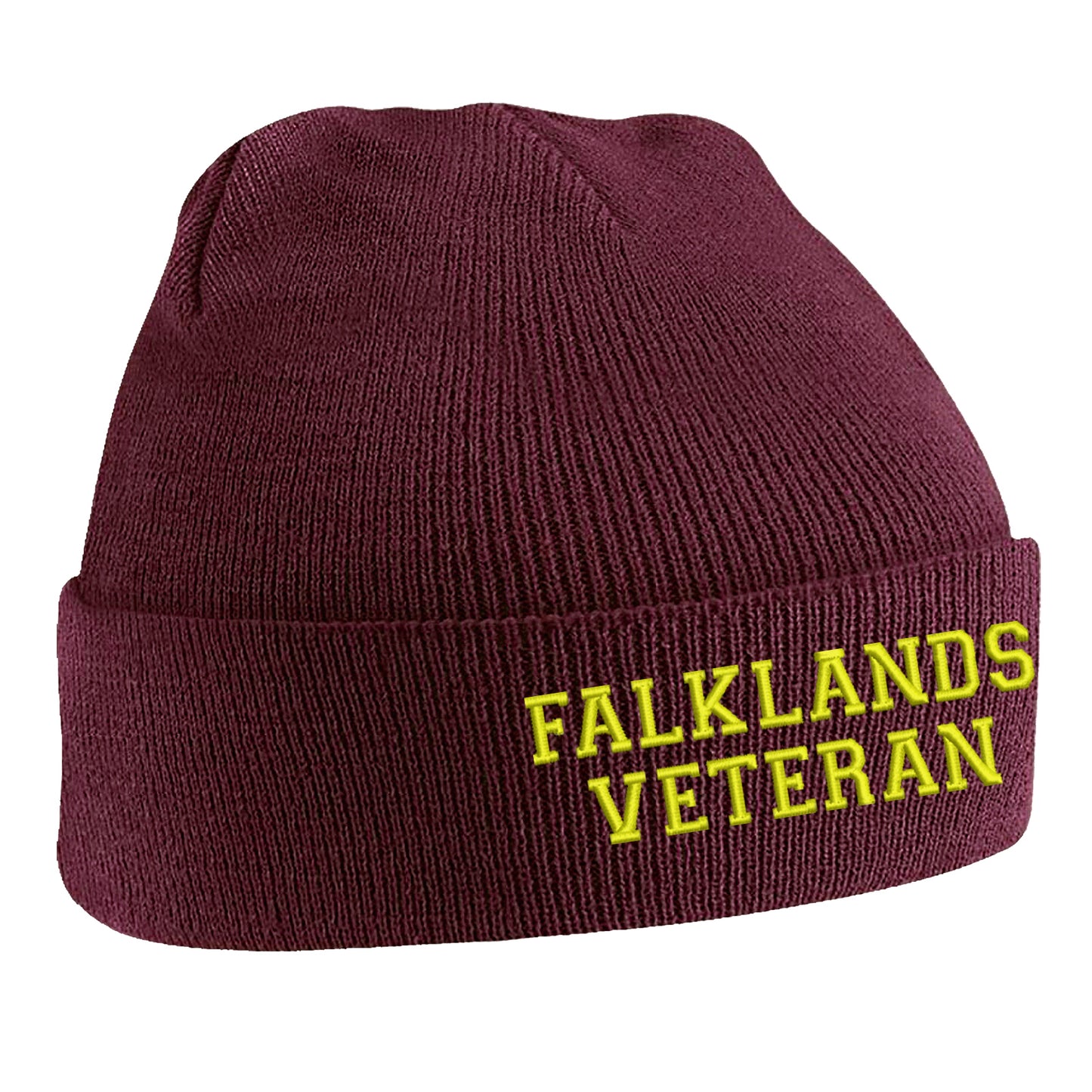Falklands Veteran Embroidered Beanie Hat
