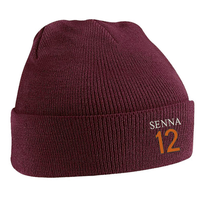 Retro Senna 12 Beanie Hat
