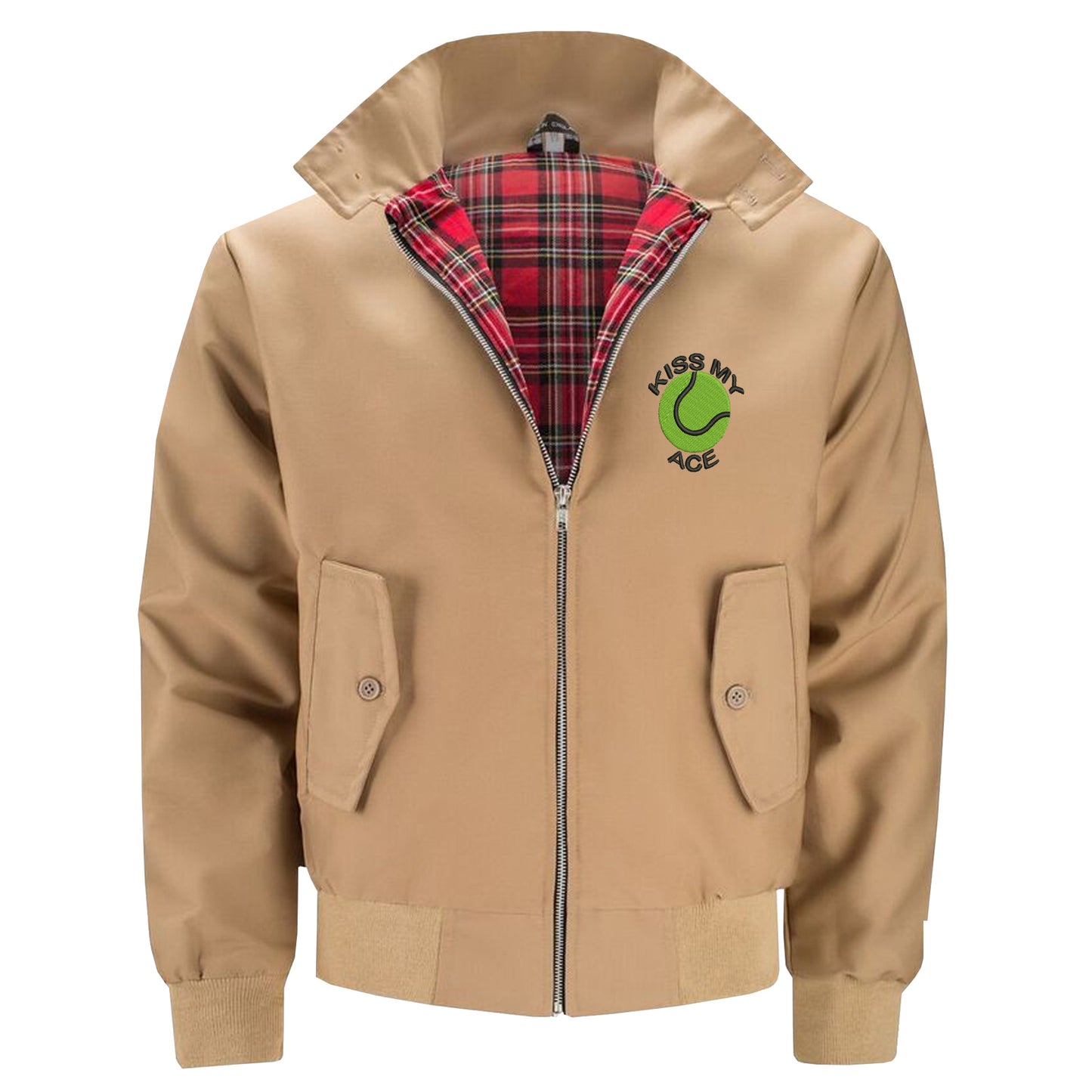 Kiss My Ace Classic Harrington Jacket