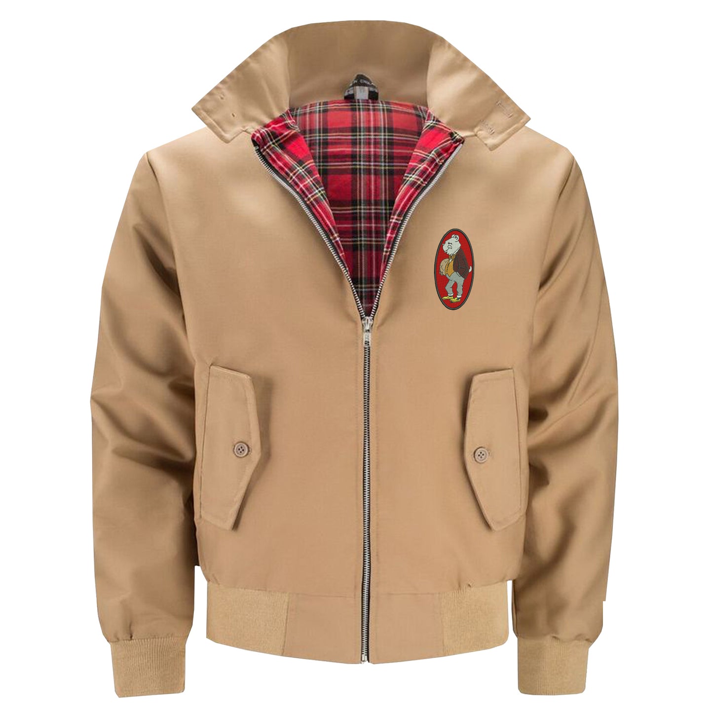 Retro 1933 Barnsley Embroidered Classic Harrington Jacket