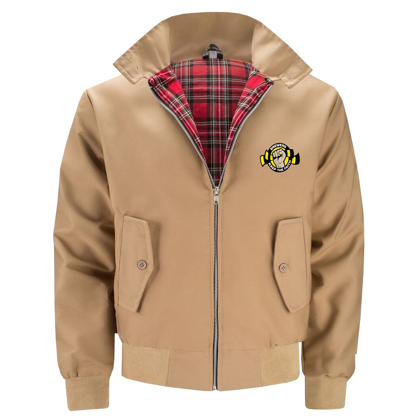 Milwaukee Brewers Embroidered Harrington Jacket