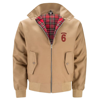 Moore 6 Embroidered Classic Harrington Jacket