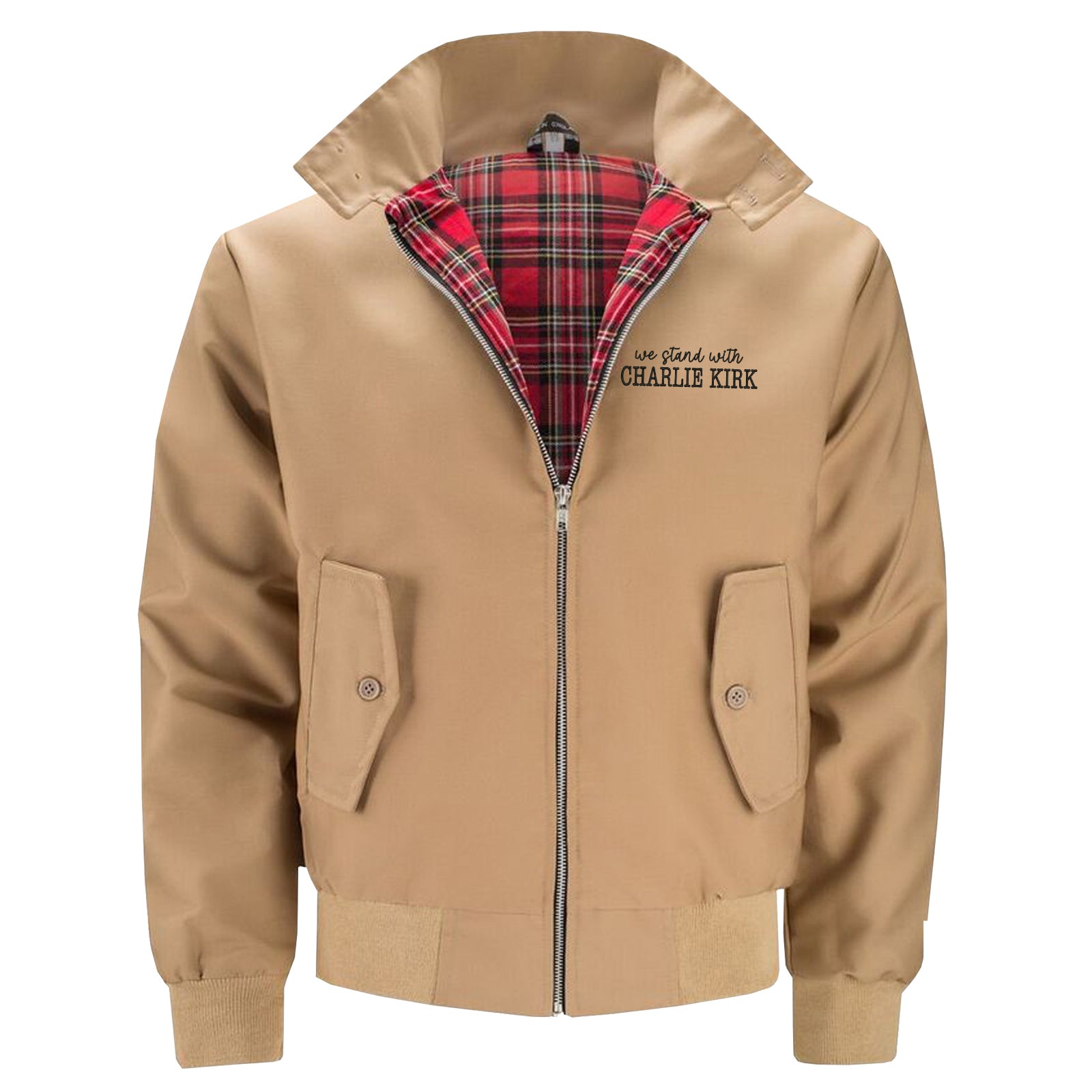 We Stand With Charlie Kirk Jacket Mens 