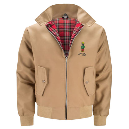Retro Eclipse Classic Embroidered Harrington Jacket
