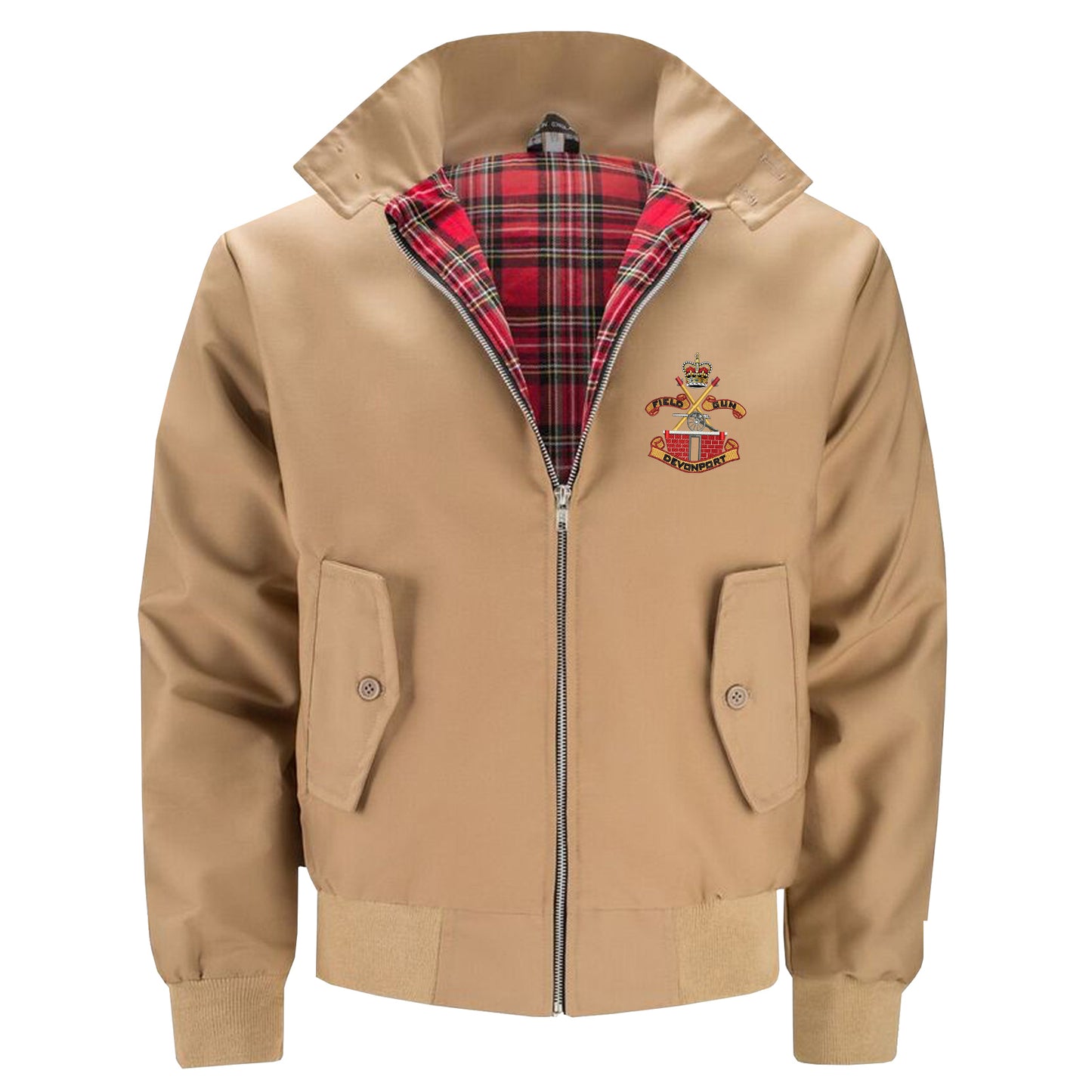 Devonport Field Gun Crew Embroidered Classic Harrington Jacket
