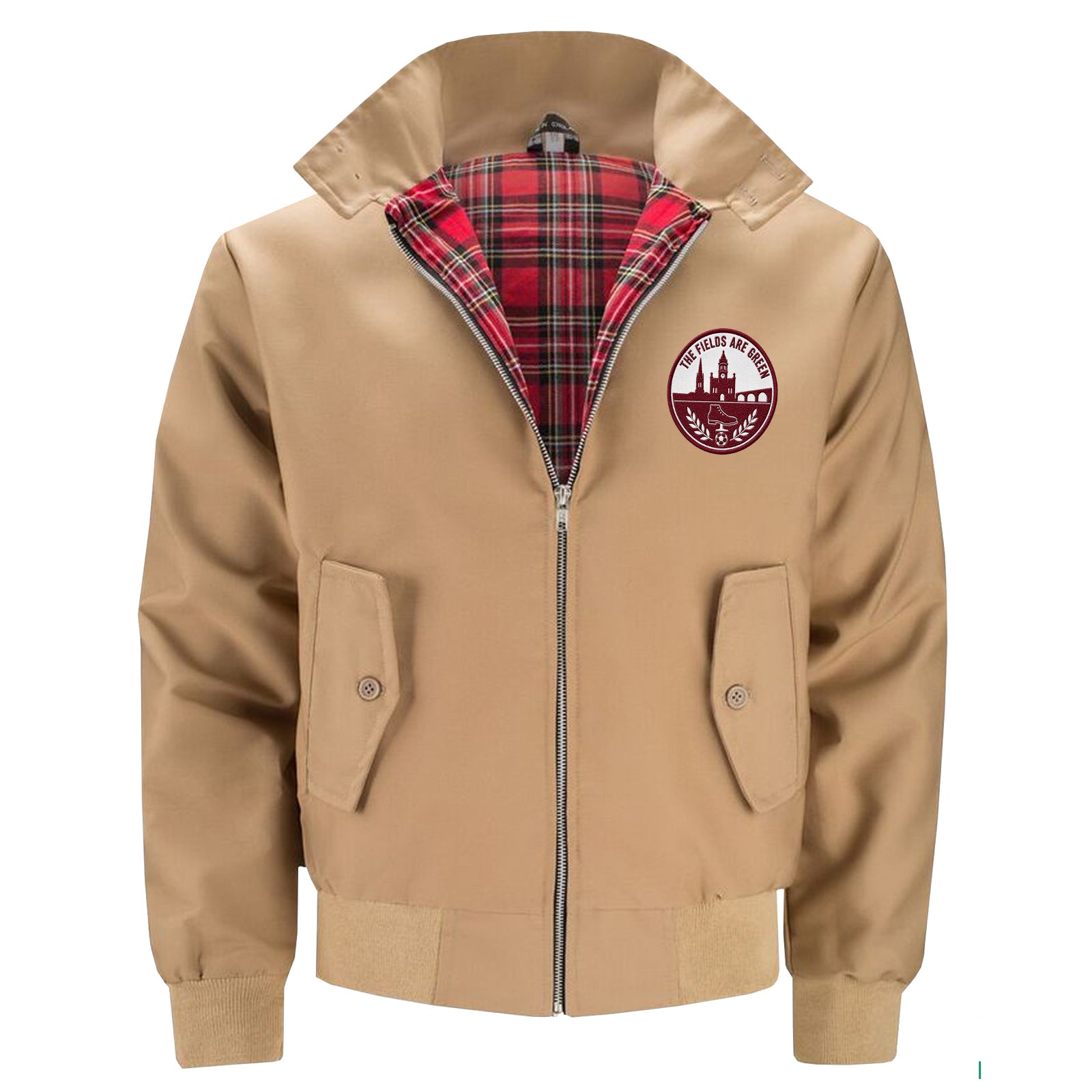 The Fields Are Green Northampton Football Jacket Mens