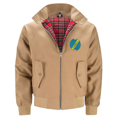 Retro Boca Juniors 1912 Embroidered Classic Harrington Jacket