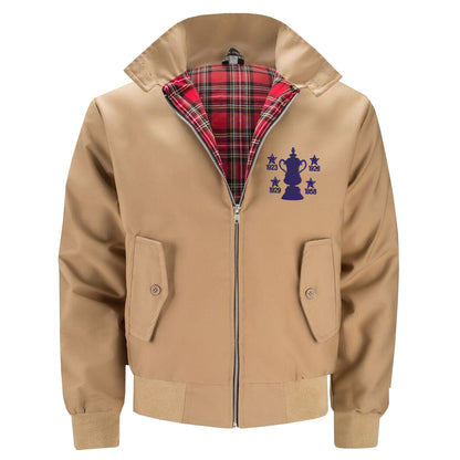 Retro Bolton Four Time Cup Winners Classic Harrington Jacket