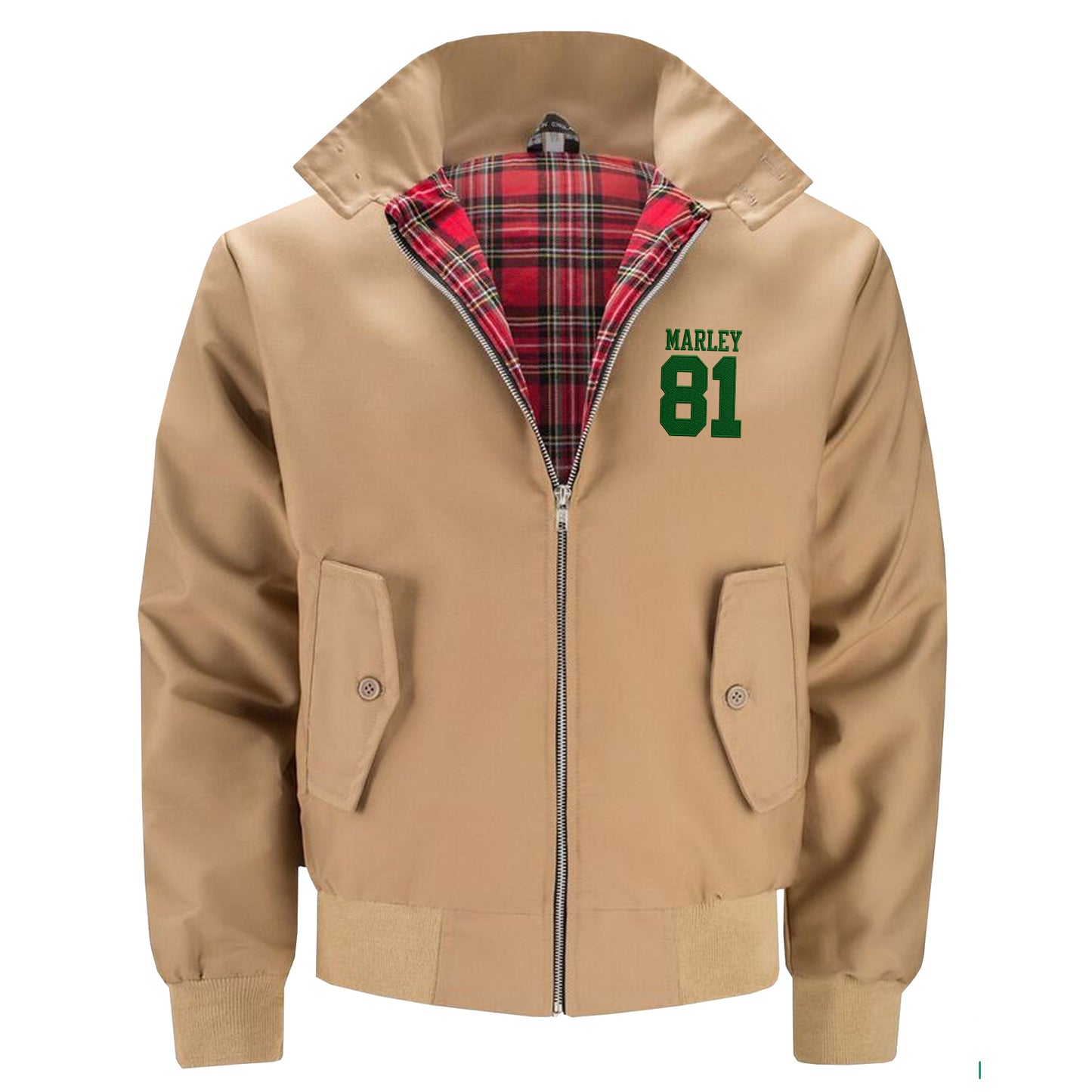 Bob Marley Football Jacket Mens