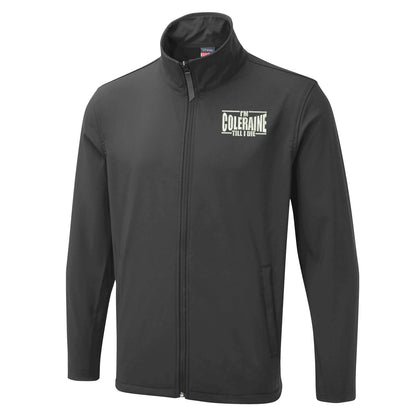 I am Coleraine Embroidered Soft Shell Jacket