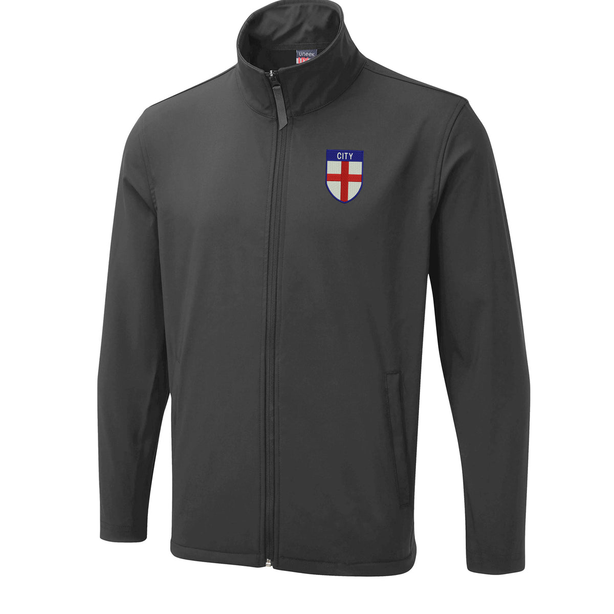 City Flag of England Shield Lightweight Soft Shell Jacket