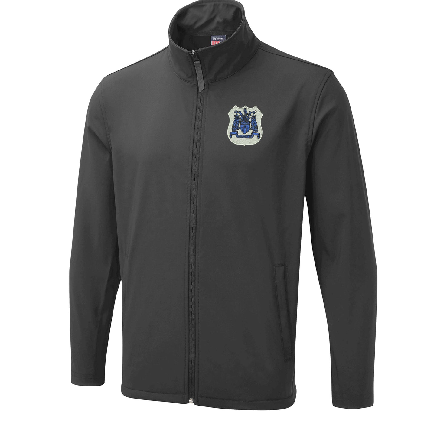 Retro Leeds 1950s Embroidered Lightweight Soft Shell Jacket