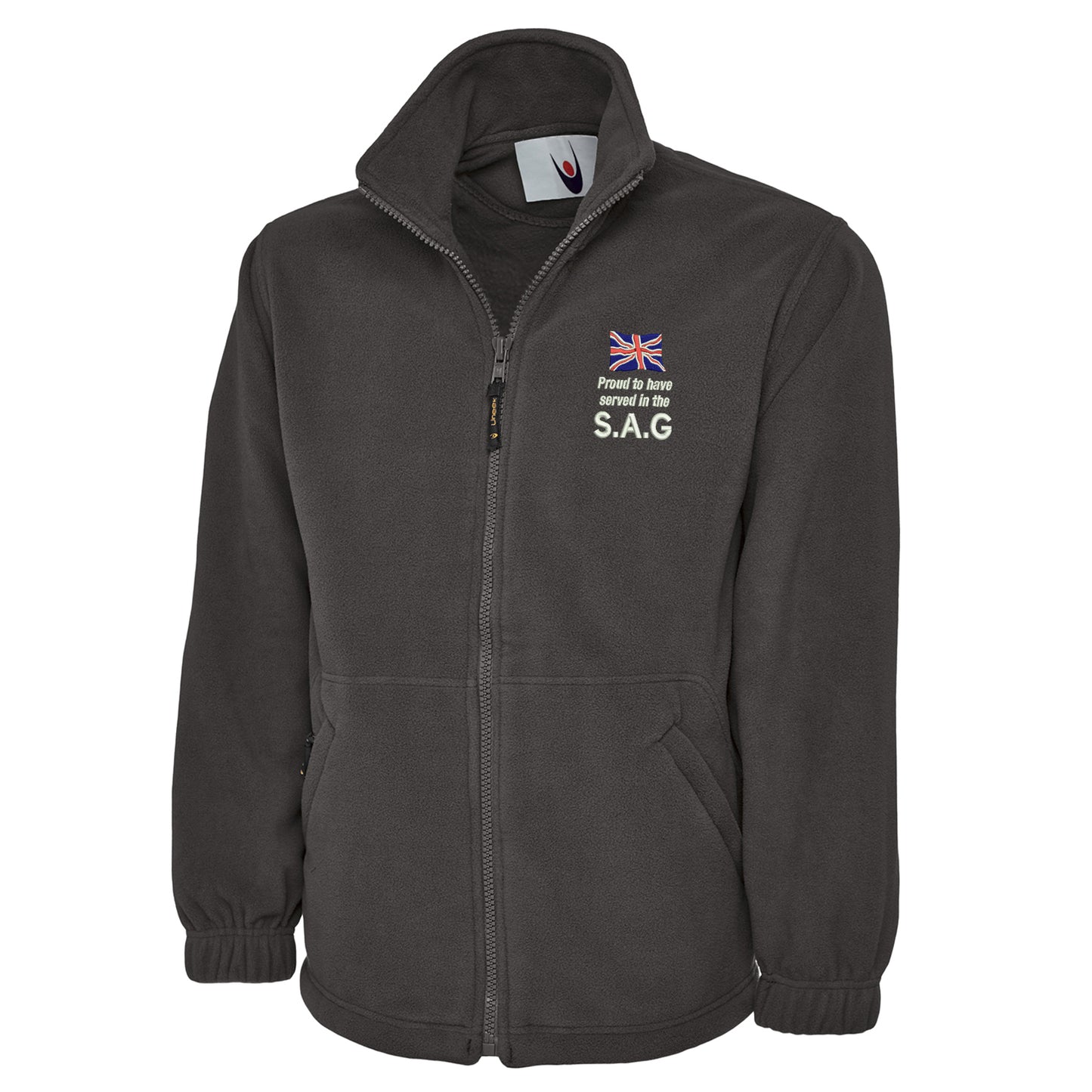 Proud to Have Served in The SAG Embroidered Premium Fleece