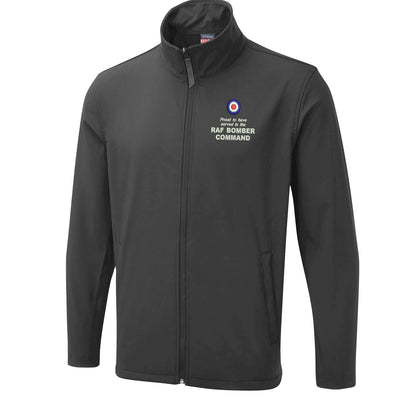 Proud to Have Served in The RAF Bomber Command Embroidered Lightweight Soft Shell Jacket