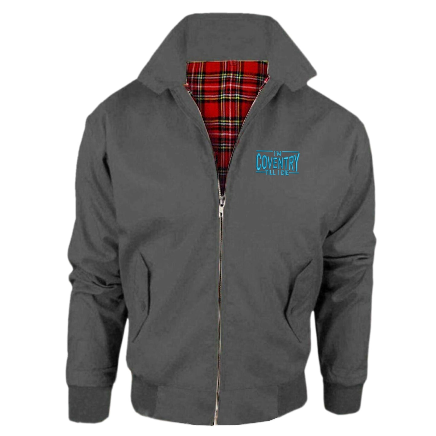 I'm Coventry Till I Die Embroidered Classic Harrington Jacket