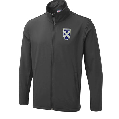 Coatbridge Flag of Scotland Shield Lightweight Soft Shell Jacket