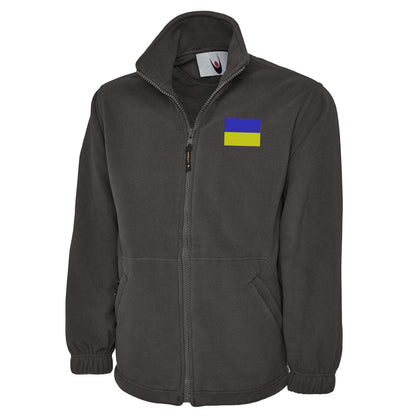 Flag of Ukraine Fleece Jacket