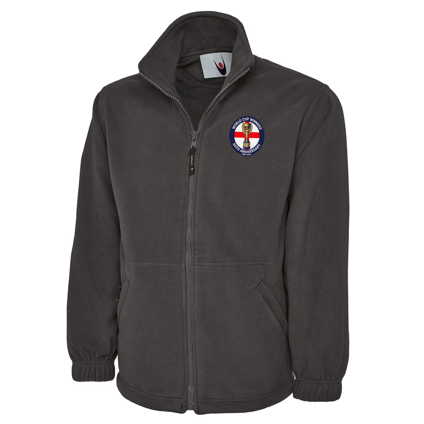 Retro England Football Fleece Jacket