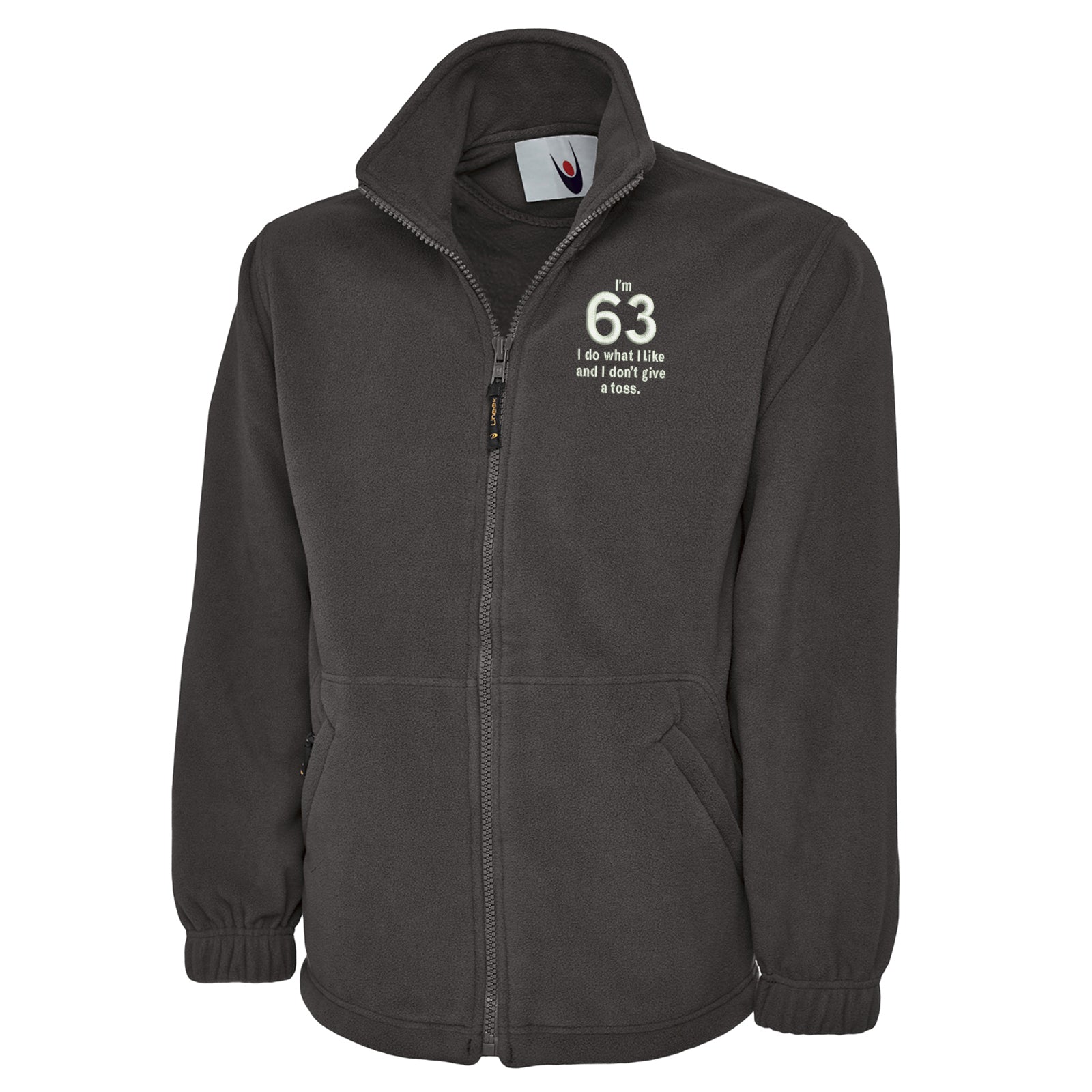 63rd Birthday Fleece Jacket