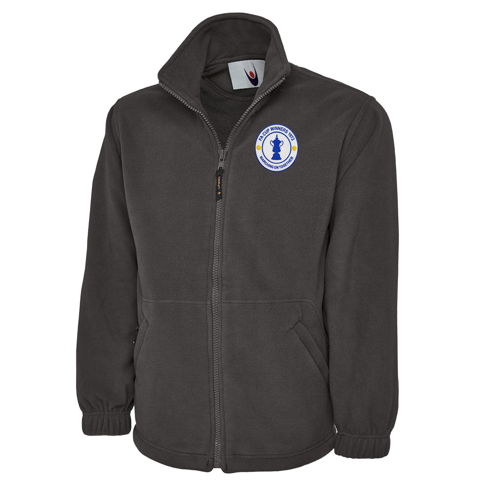 Old School Leeds United Fleece Jacket