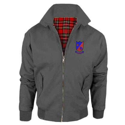 Retro Aldershot 1972 Embroidered Classic Harrington Jacket