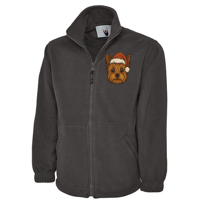 Yorkshire Terrier Christmas Fleece Jacket
