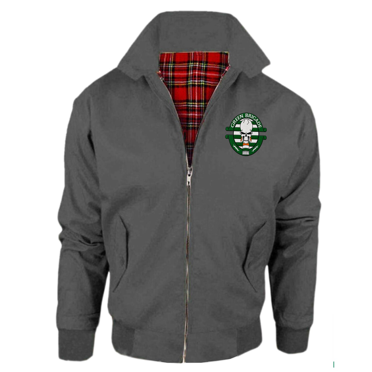 Green Brigade Celtic Football Jacket Mens