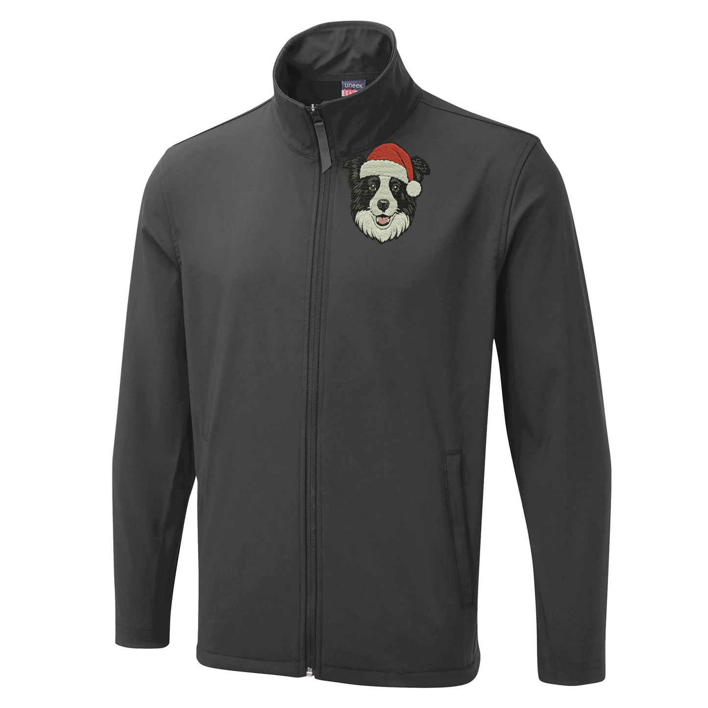 Border Collie Christmas Bomber Jacket