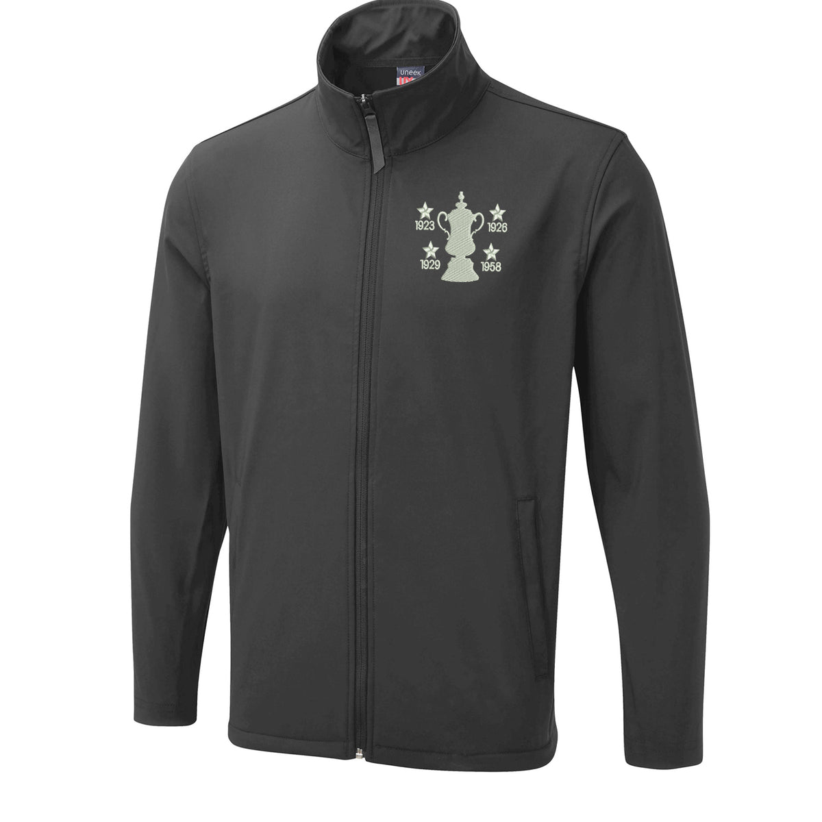 Retro Bolton Four Time Cup Winners Lightweight Soft Shell Jacket