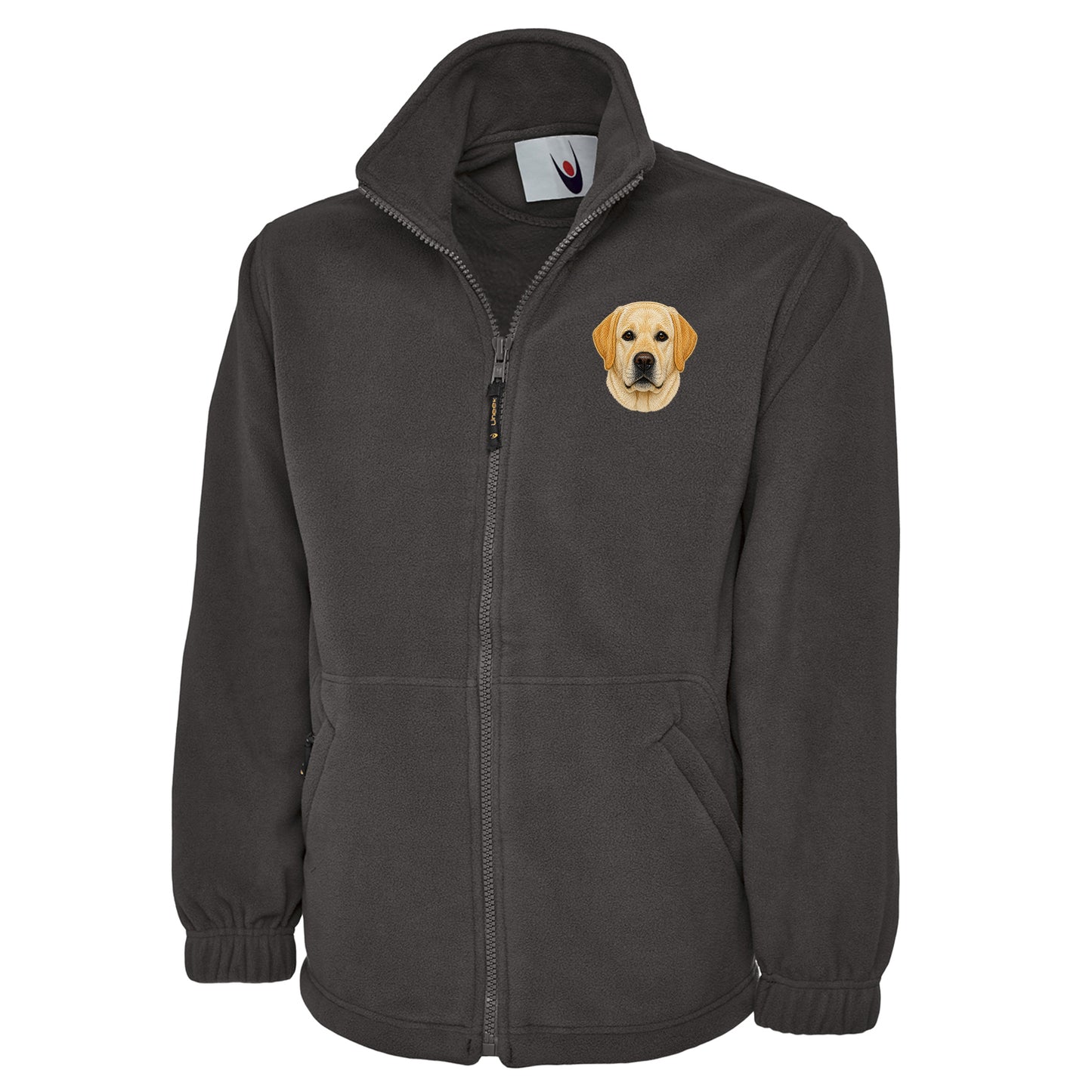 Labrador Dog Face Fleece Jacket 