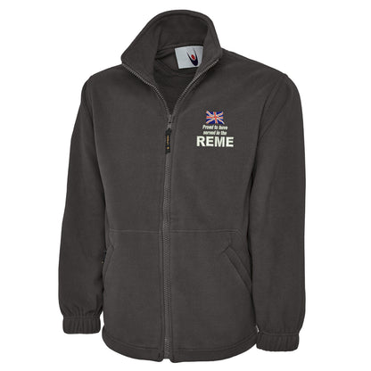 Proud to Have Served in The REME Embroidered Premium Fleece