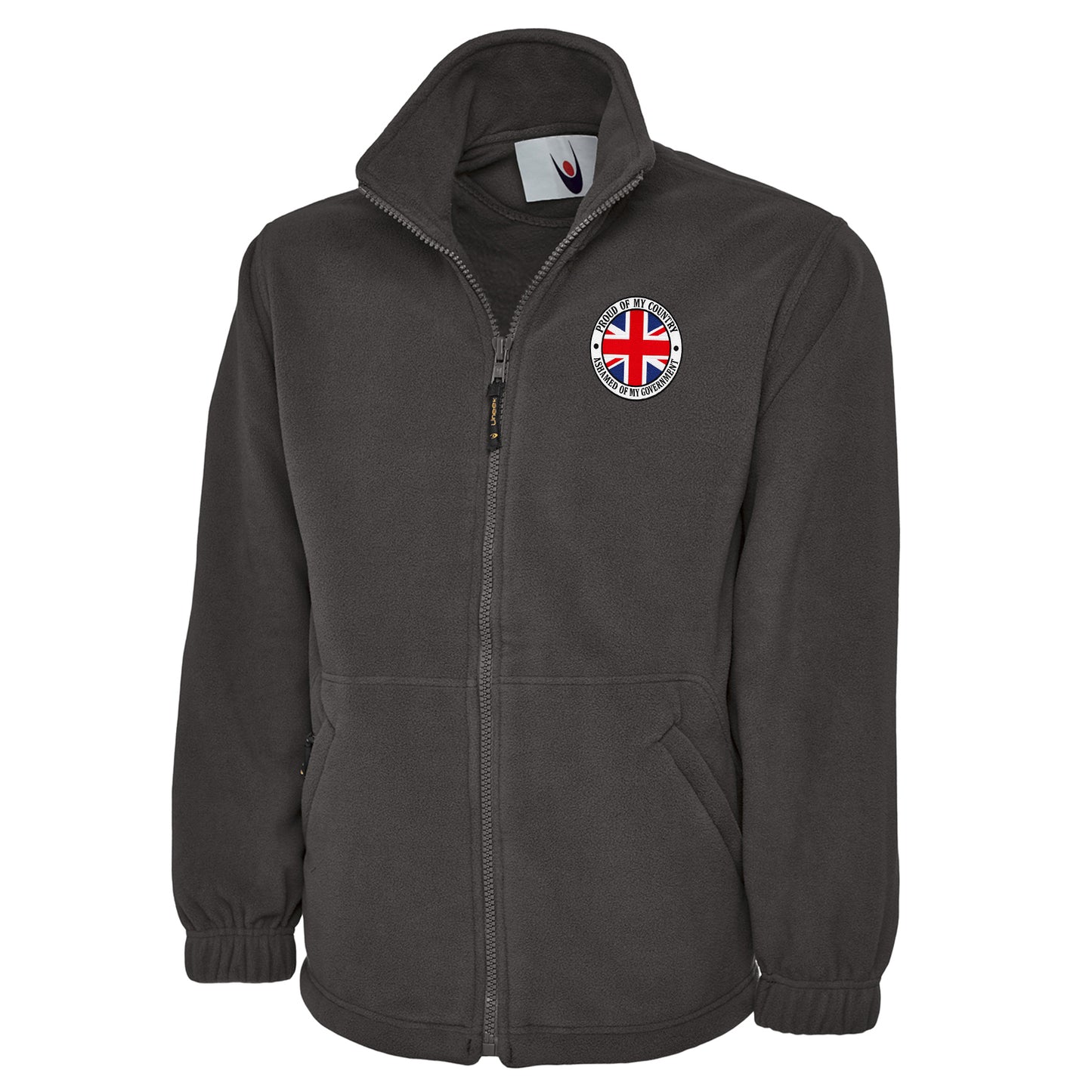 Proud of My Country Ashamed of My Government Fleece Jacket 